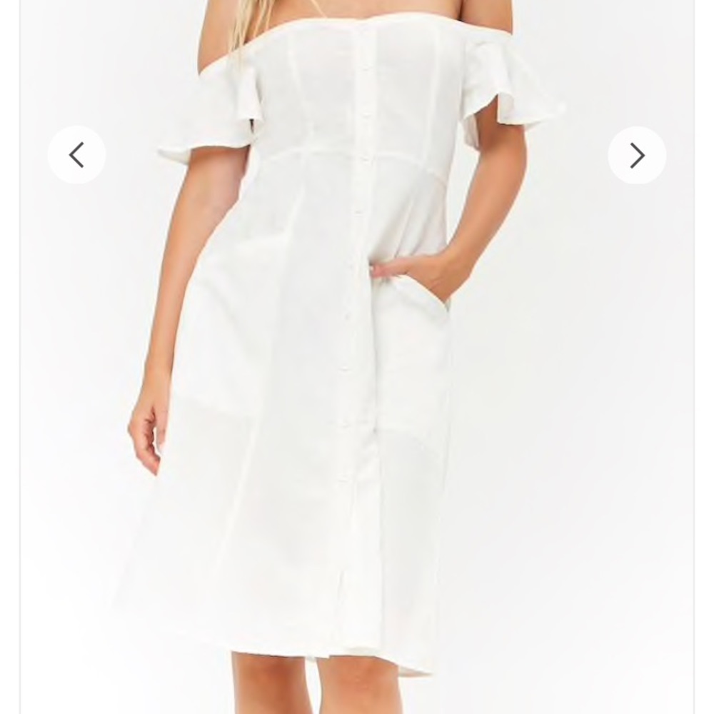 Off the shoulder dress